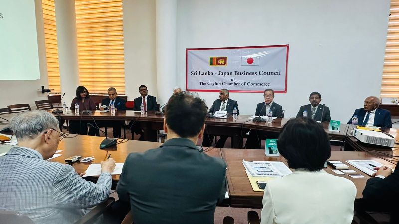 Meeting with the team from ICOSA at Ceylon Chamber of Commerce's.