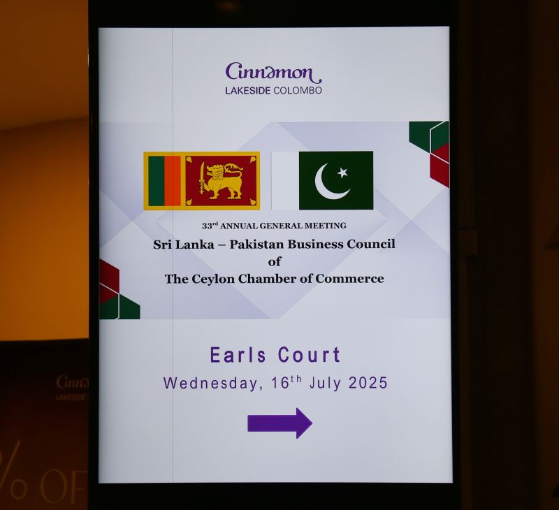 SRI LANKA PAKISTAN BUSINESS COUNCIL OF CEYLON CHAMBER OF COMMERCE - 33RD ANNUAL GENERAL MEETING 2025. hashtag #ceylonchamber hashtag #Pakist