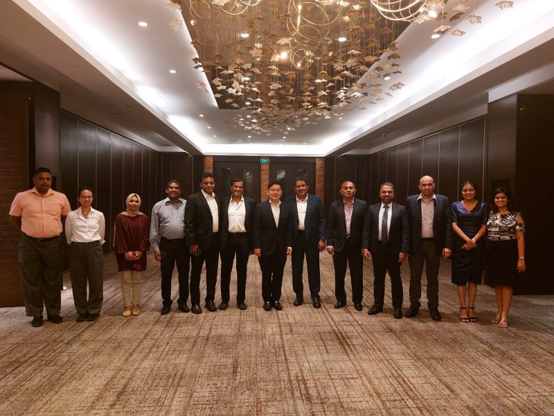 Meeting with His Excellency Paitoon Mahapannaporn, Ambassador of Thailand at Hilton Colombo Residences. hashtag #thailand hashtag #chamberof
